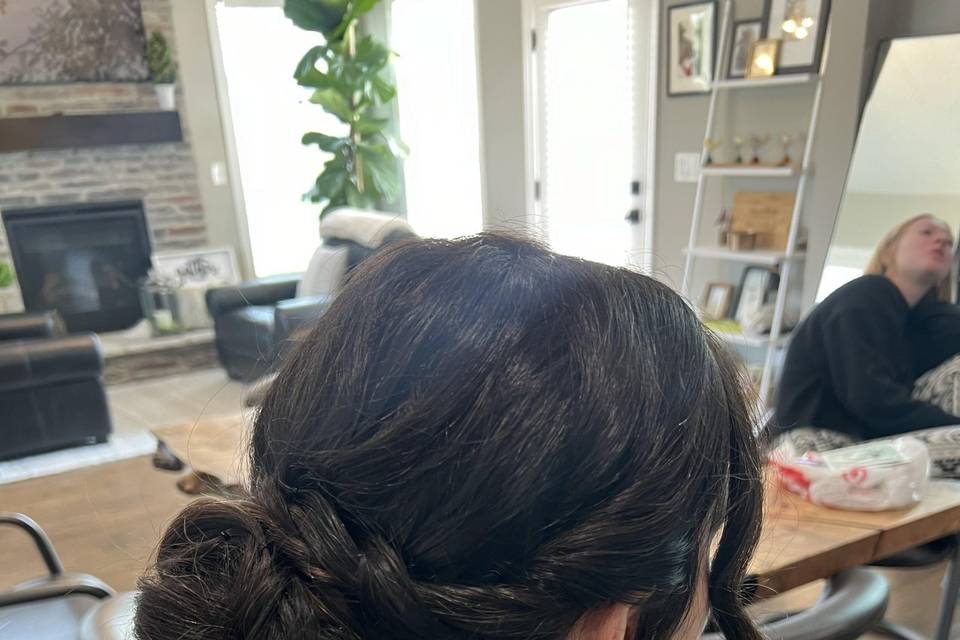 MOH updo by Britany