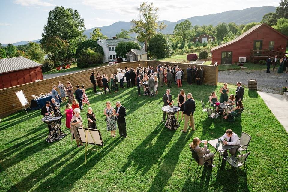 Cocktail hour on the Terrace