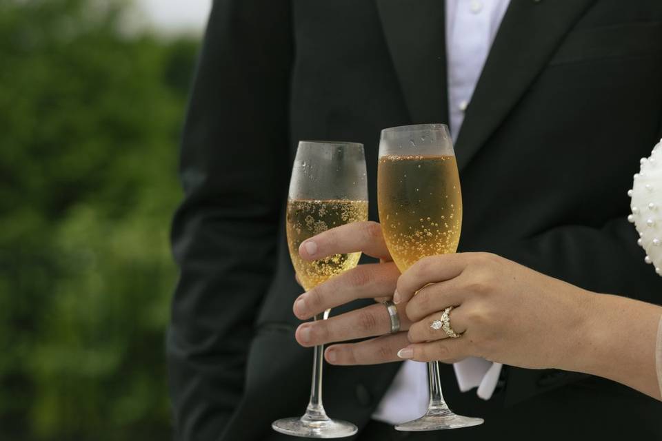 Hand Details of G&A's Drinks