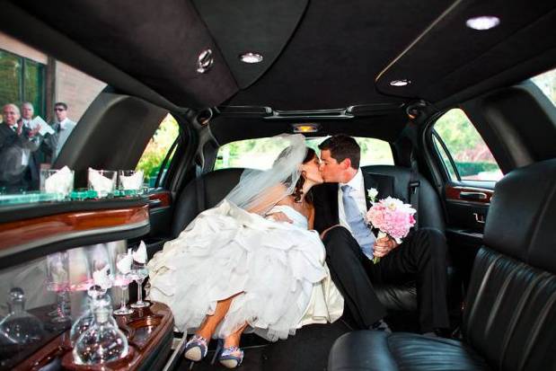 Wedding Couple Limousine