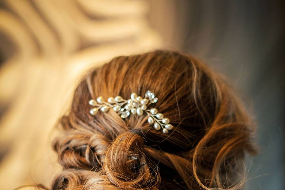 Intricate updo