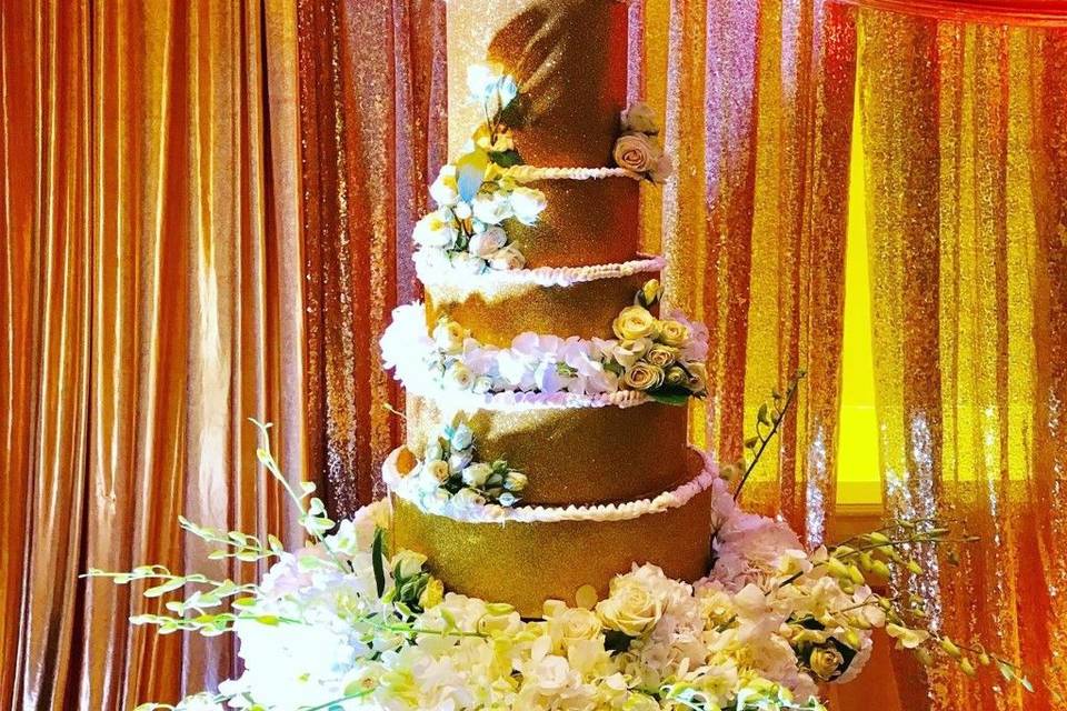 6 tier cake