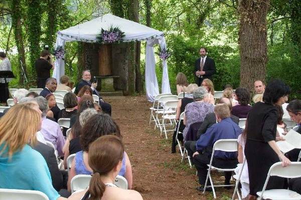 Outdoor Chapel with Guests