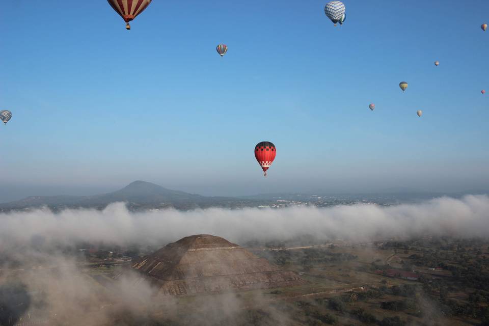 Hot air balloon Mexico