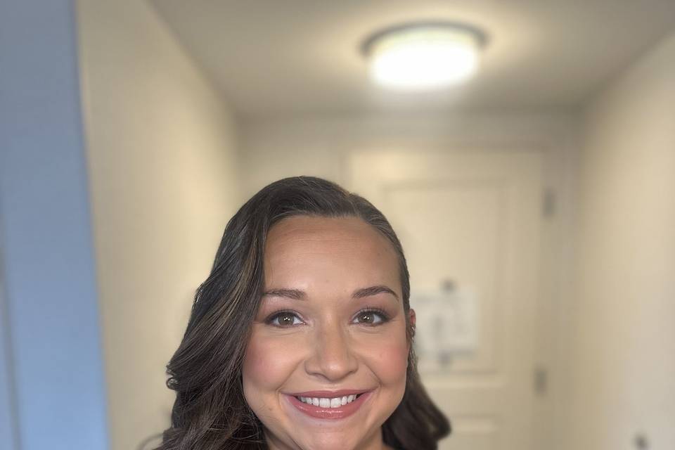 Bridesmaid makeup