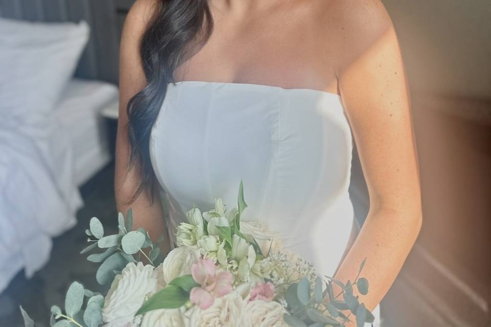 Wedding day glam