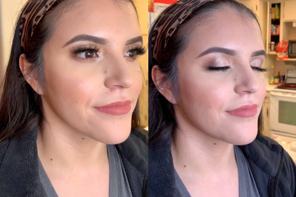 Photoshoot makeup