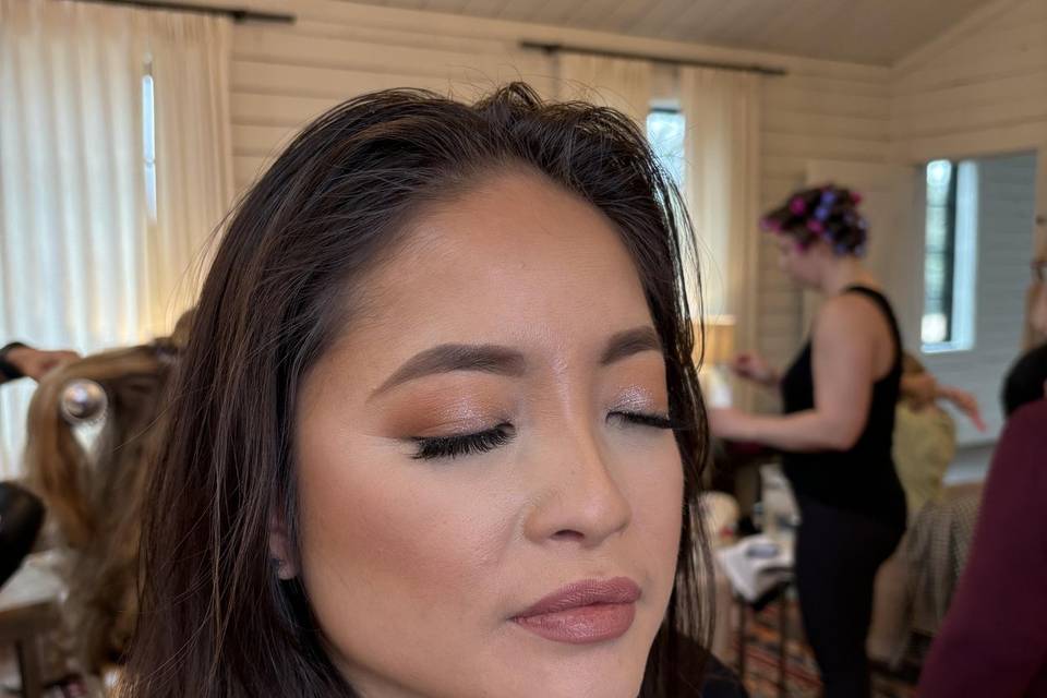 Bridesmaid makeup