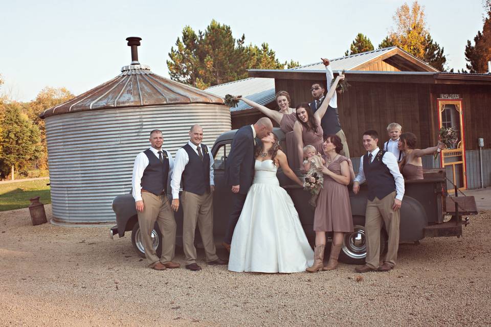 Couple & Wedding attendants