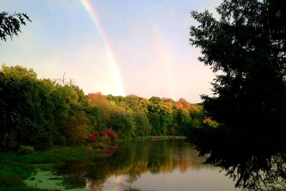 Lake & Rainbow view