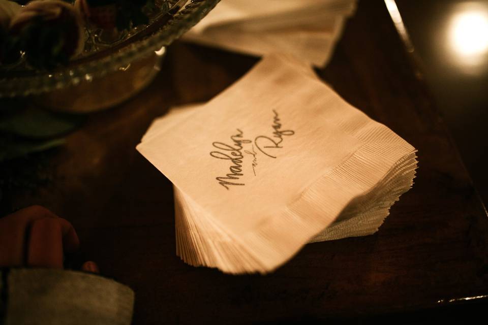 Custom napkins