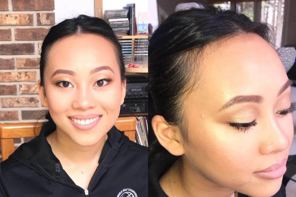 Soft prom glam!