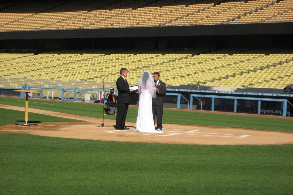 Dodgers Stadium Wedding