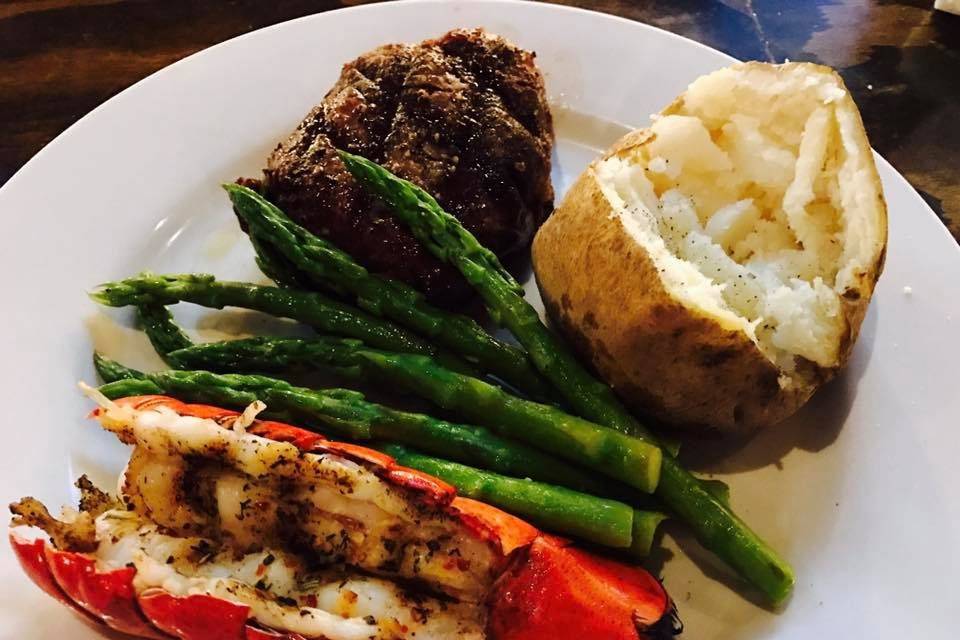 Filet Mignon and Lobster