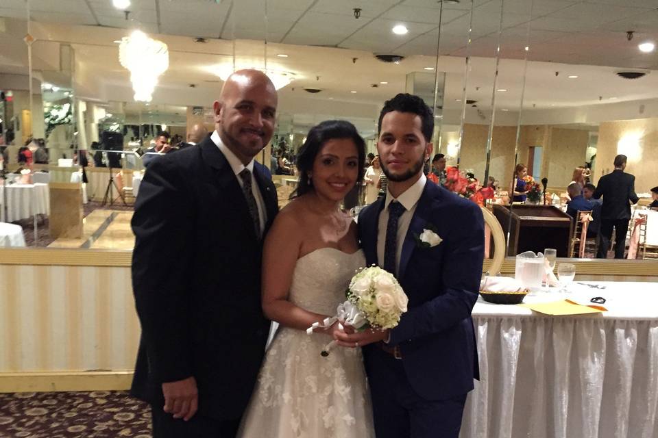 Mr and Mrs Roderick and Patricia Taveras married 7/30/15