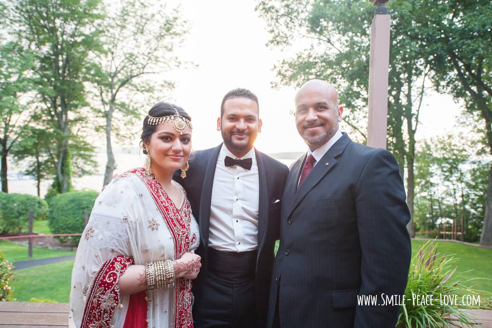 Mr and Mrs Christian and Saher Reynoso married 7/18/15