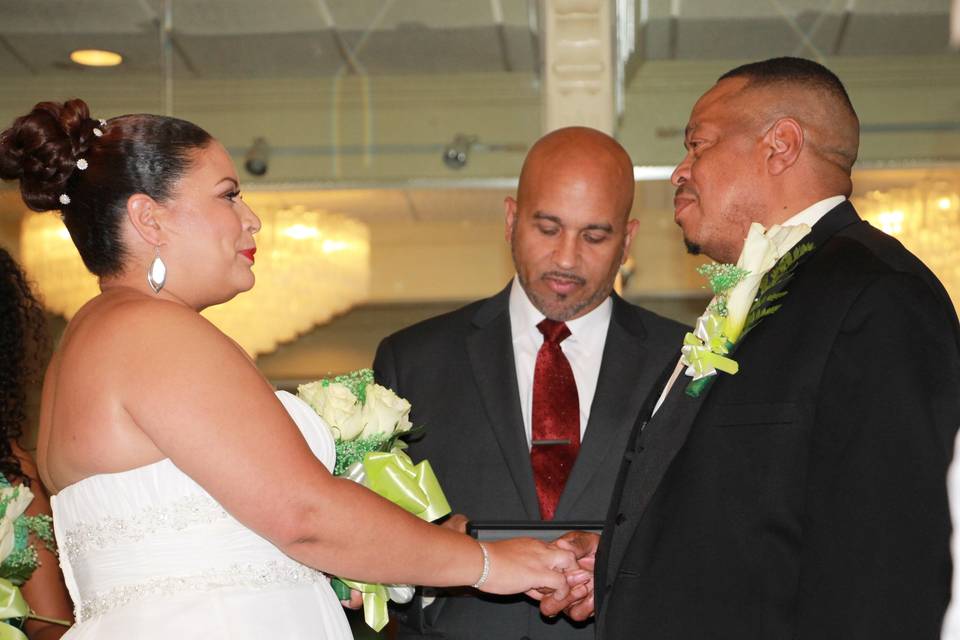 Mr and Mrs Emily and Charles Colclough married 8/29/2015