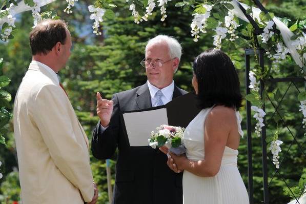 Bride & Groom Exchanging Vows