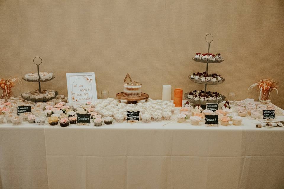 Dessert display