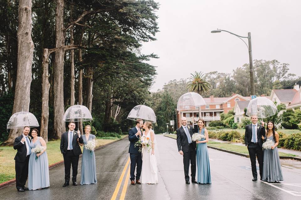 Presidio san francisco rainy