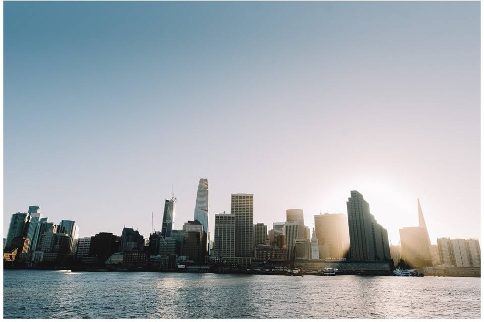 Hornblower cruise SF wedding