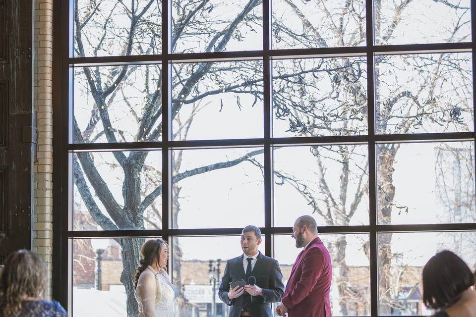 Ceremony at the window