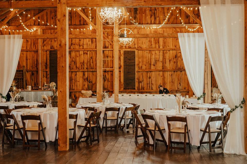 Rustic Wedding Setup