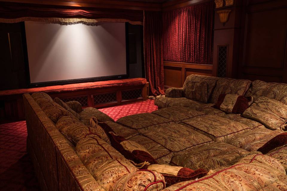 Luxurious screening room