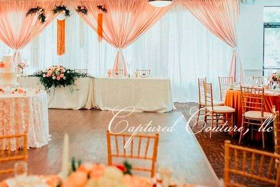 Dainty reception design