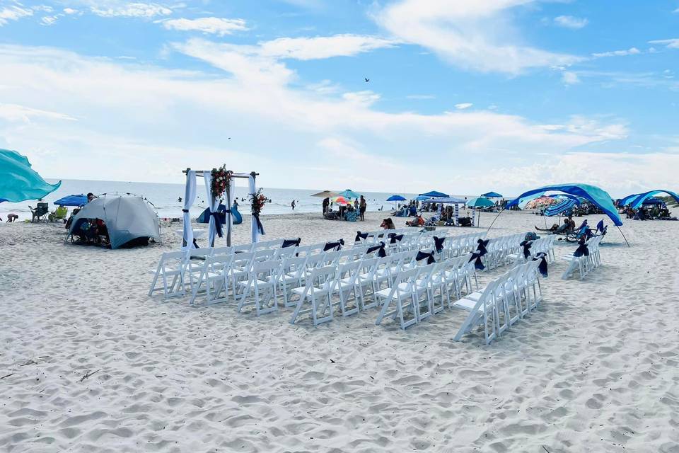 Beach Ceremony Seating