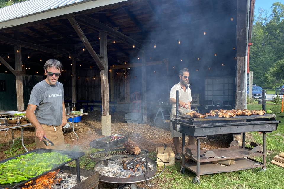 Live action cooking