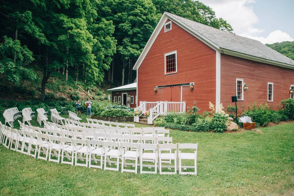 Barn ceremony