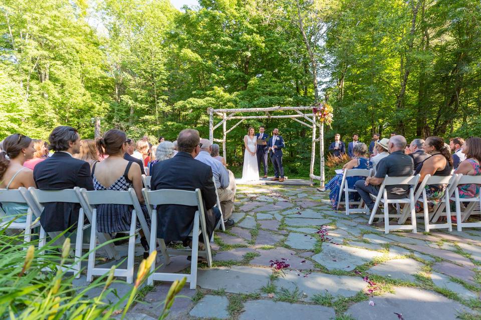 Outdoor ceremony