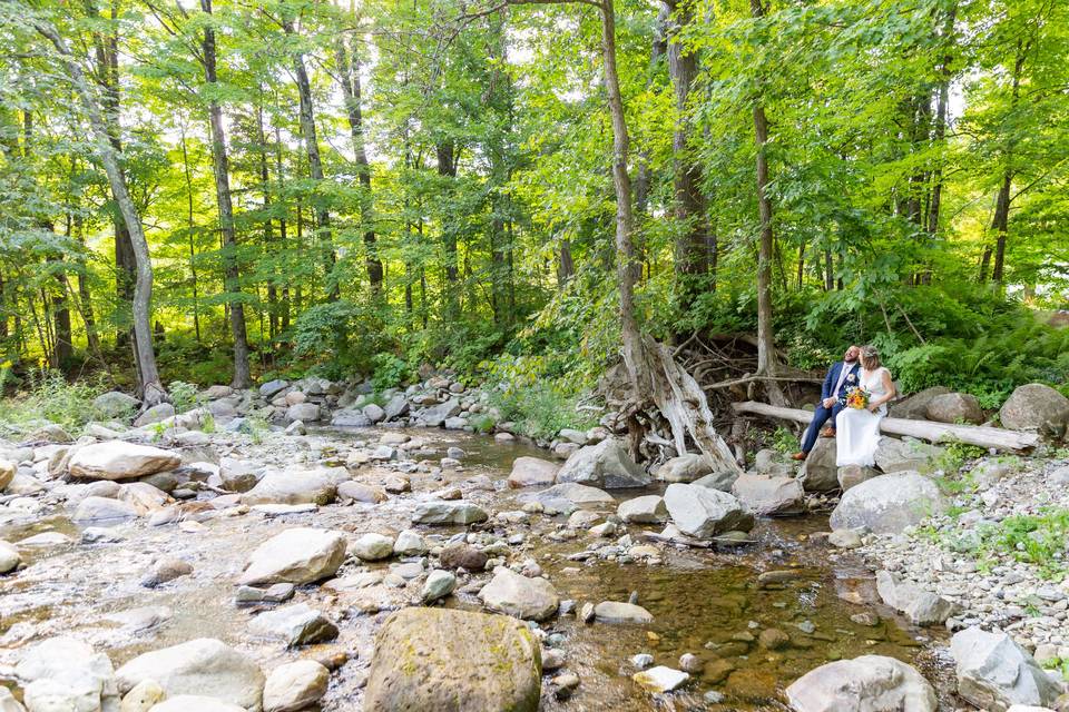 Our creek with swimming hole