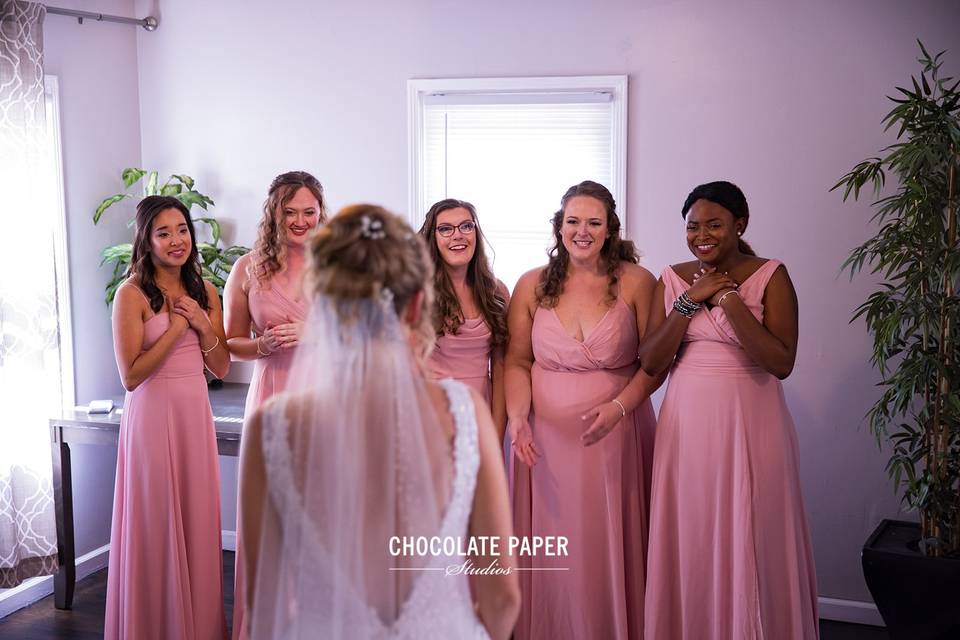 Bridesmaids First Reveal