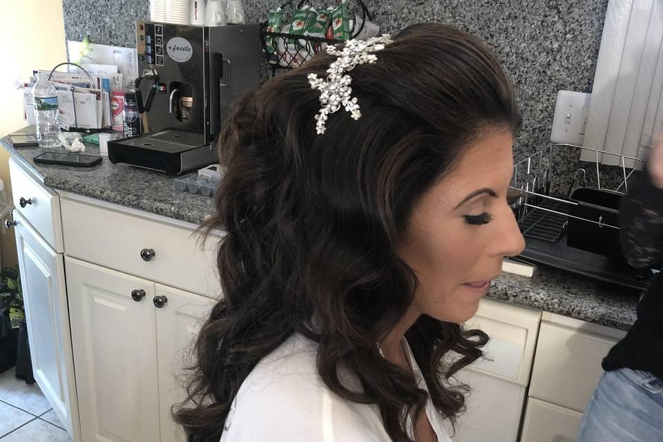 Bridal hair