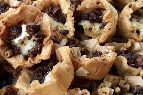 Brie bites w/ Candied Pecans