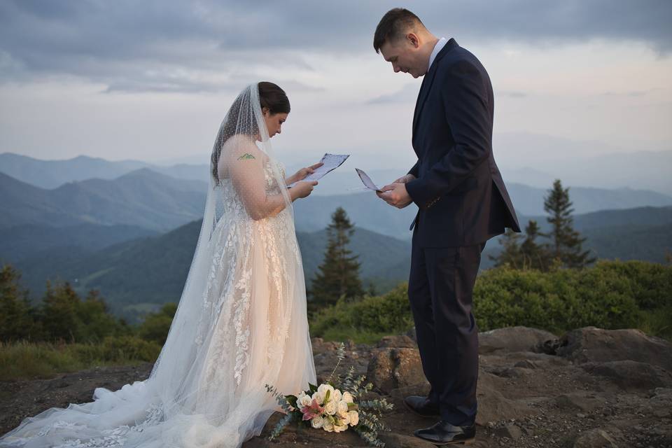 Roan Mountain elopement