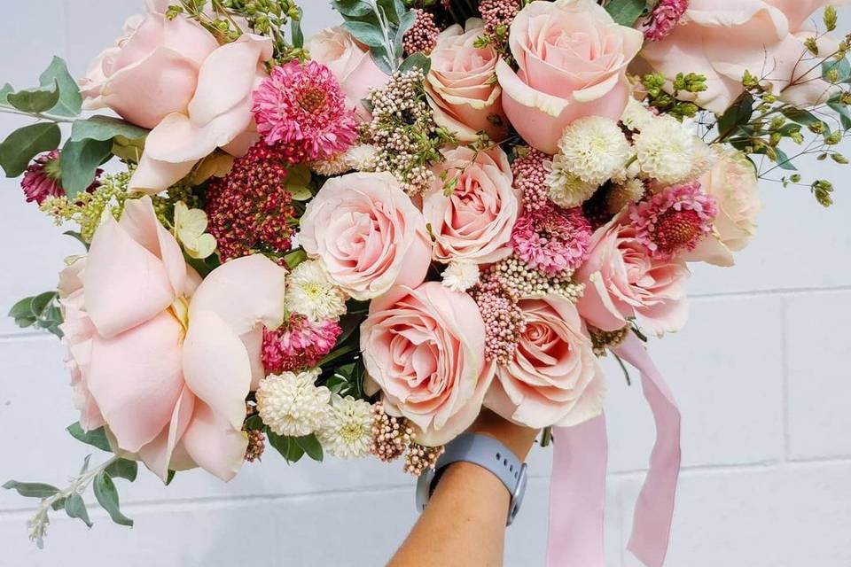 Romantic lush bouquet