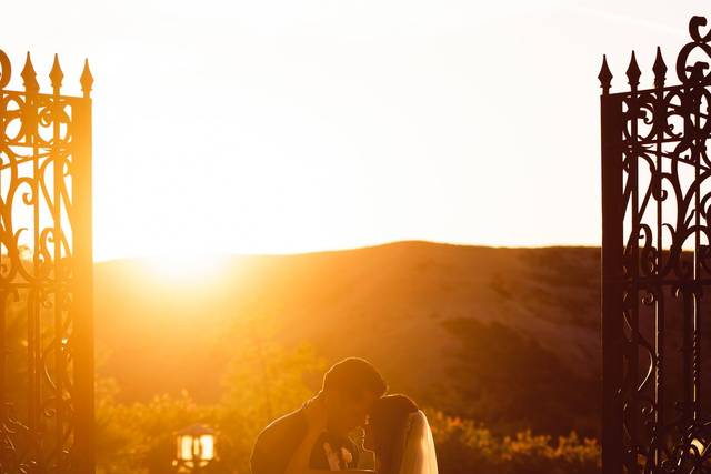Sunset at the Villa