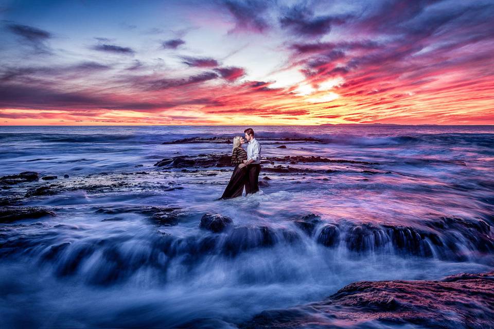 Victoria Beach Engagement