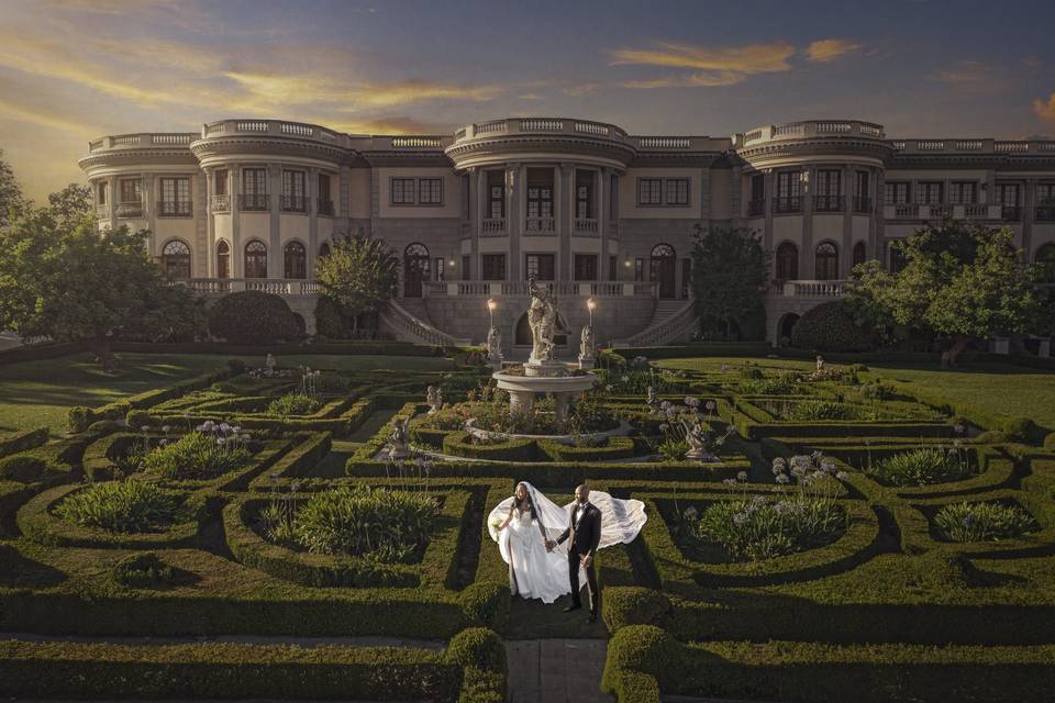 Couple at Estate