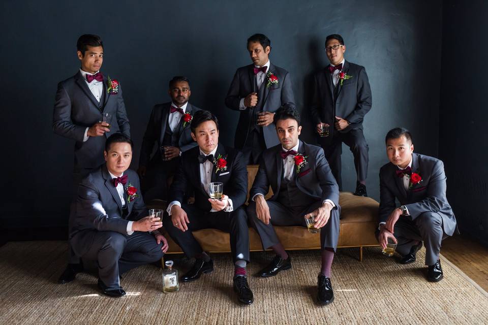 Groomsmen Photos in Dallas