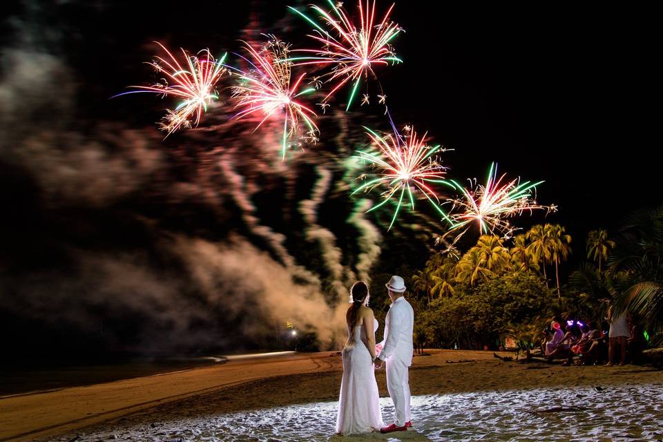 Fireworks at the Beach