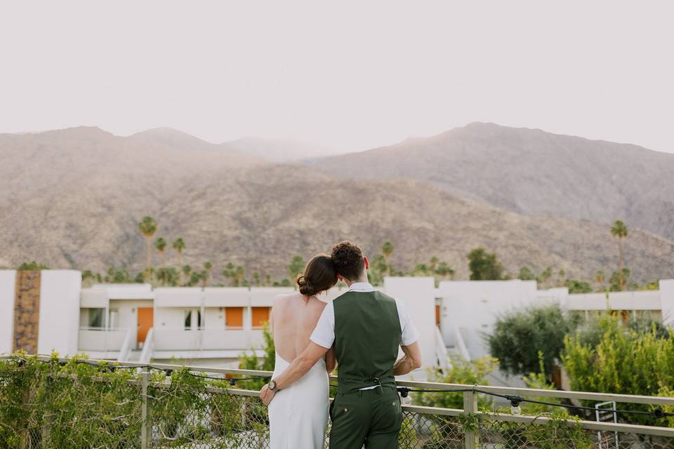 San Jacinto Mountain Backdrop