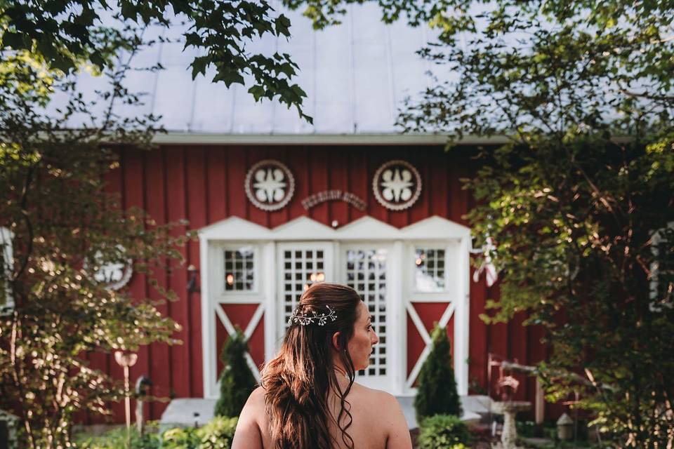 Back of dress details