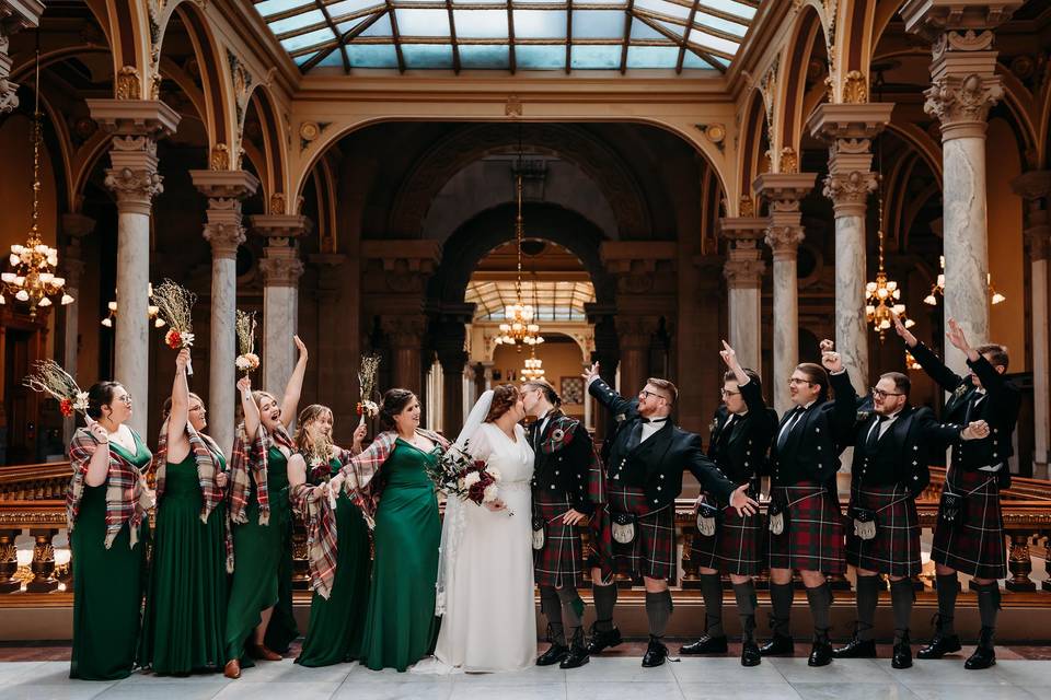 Indiana Statehouse wedding