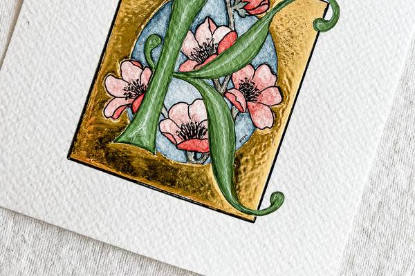 Illuminated initial