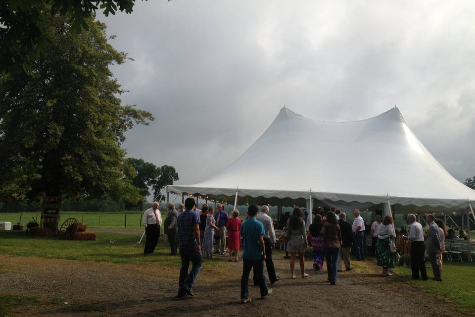 Big white tent