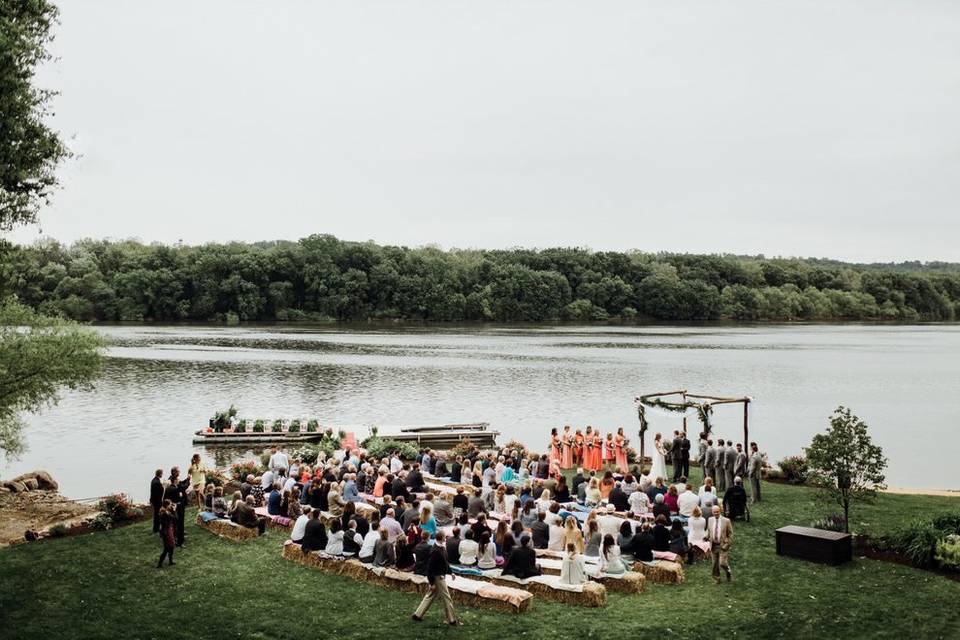 Ceremony by the river